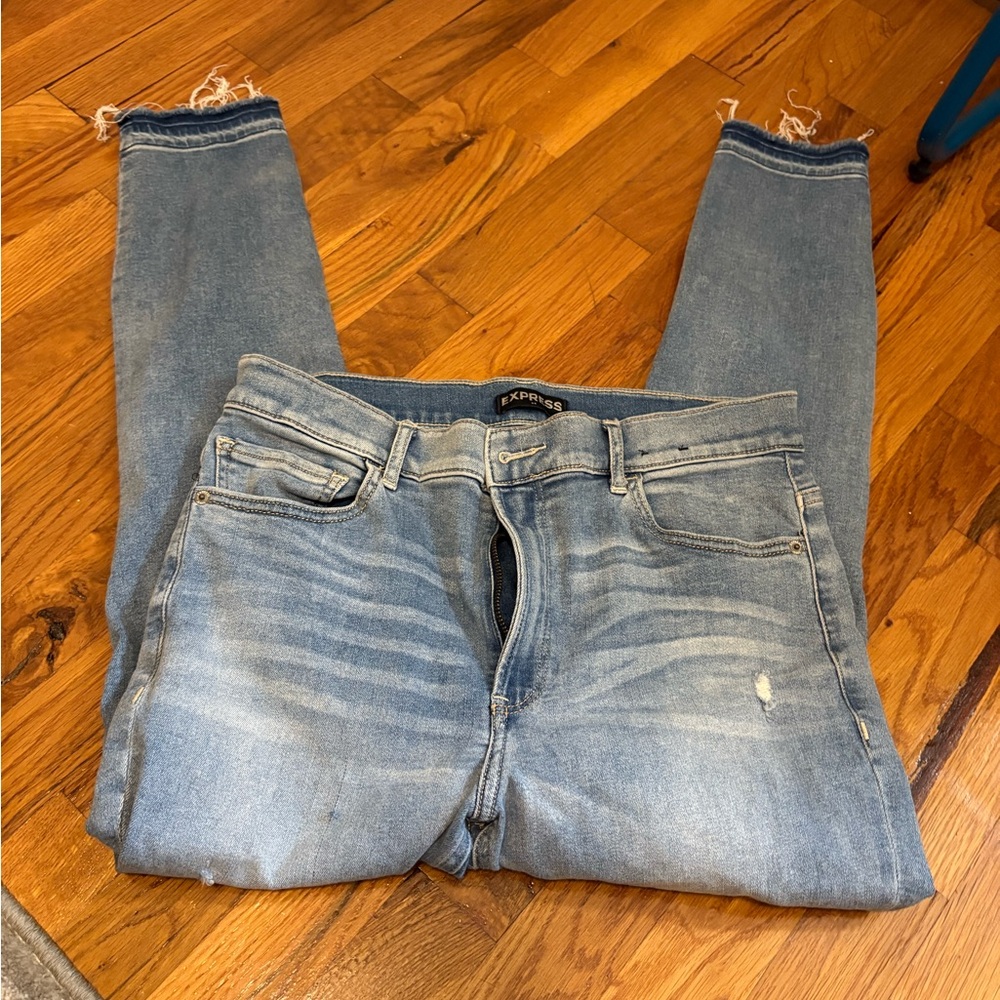 Express Ultimate Stretch Cropped Legging High Rise - image 1